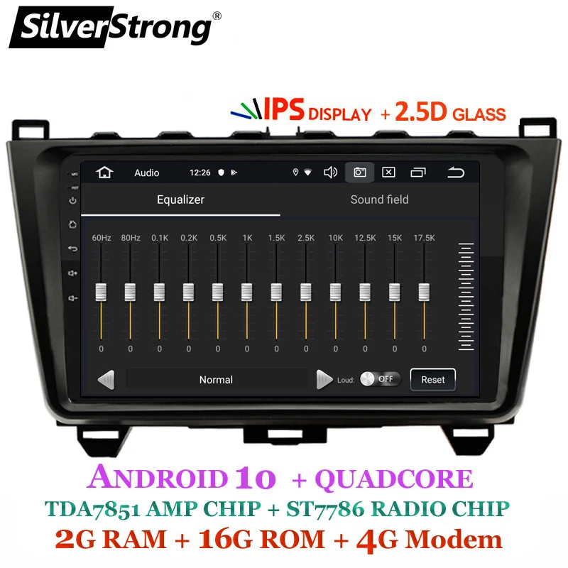 SilverStrong Android10.0 9 ''IPS 4G автомобильный DVD для Mazda 6 Atenza IPS DSP опция Android радио