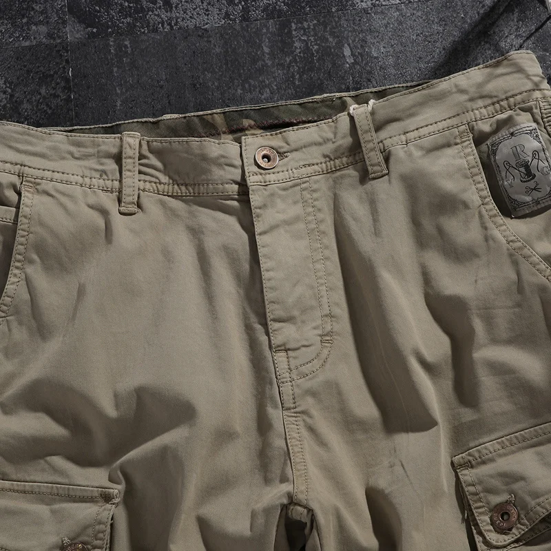 

Summer Men's Pocket Cargo Casual Shorts Men Loose Army Short Pants Outdoor Man Tactical Gym Shorts