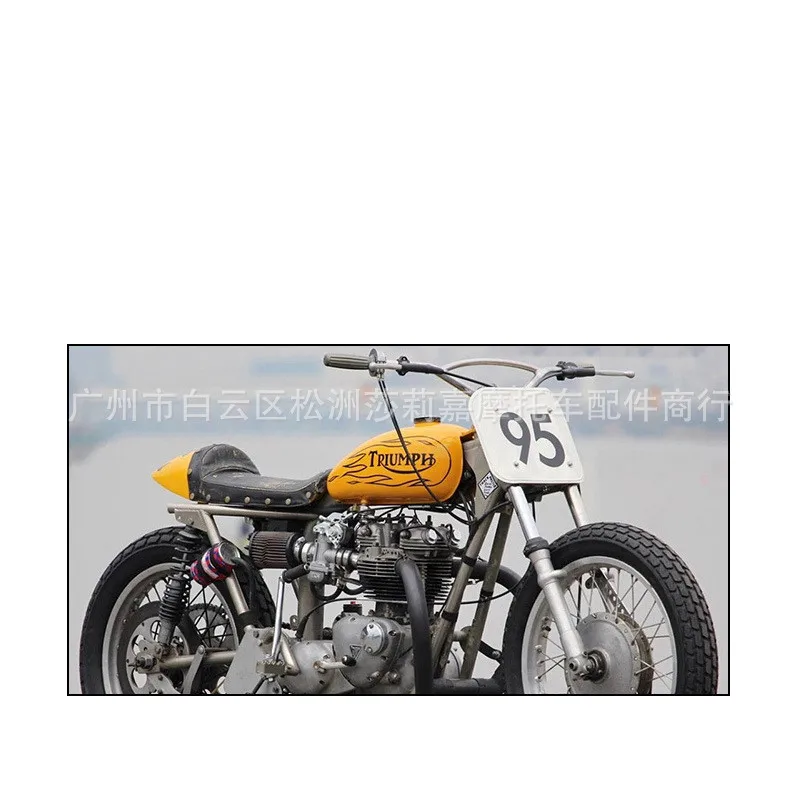 Грипсы мотоциклетные в винтажном стиле резиновая рукоятка для мотоцикла harley cafe