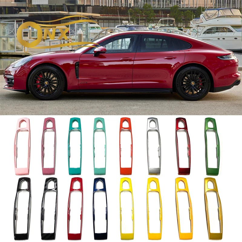 

Смарт-ключ центр средняя отделка чехол наклейка для Porsche 911 918 Panamera Macan Cayenne Cayman Boxster