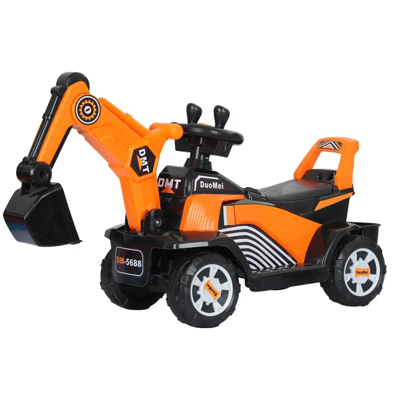 

Children's electric excavator can sit on peopleengineering vehiclesbaby electric toysfour-wheel skating vehicles electric cars