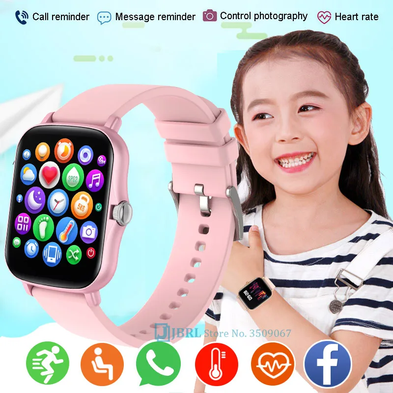 Детские Смарт-часы P8/C20 для девочек и мальчиков с пульсометром фитнес-трекер