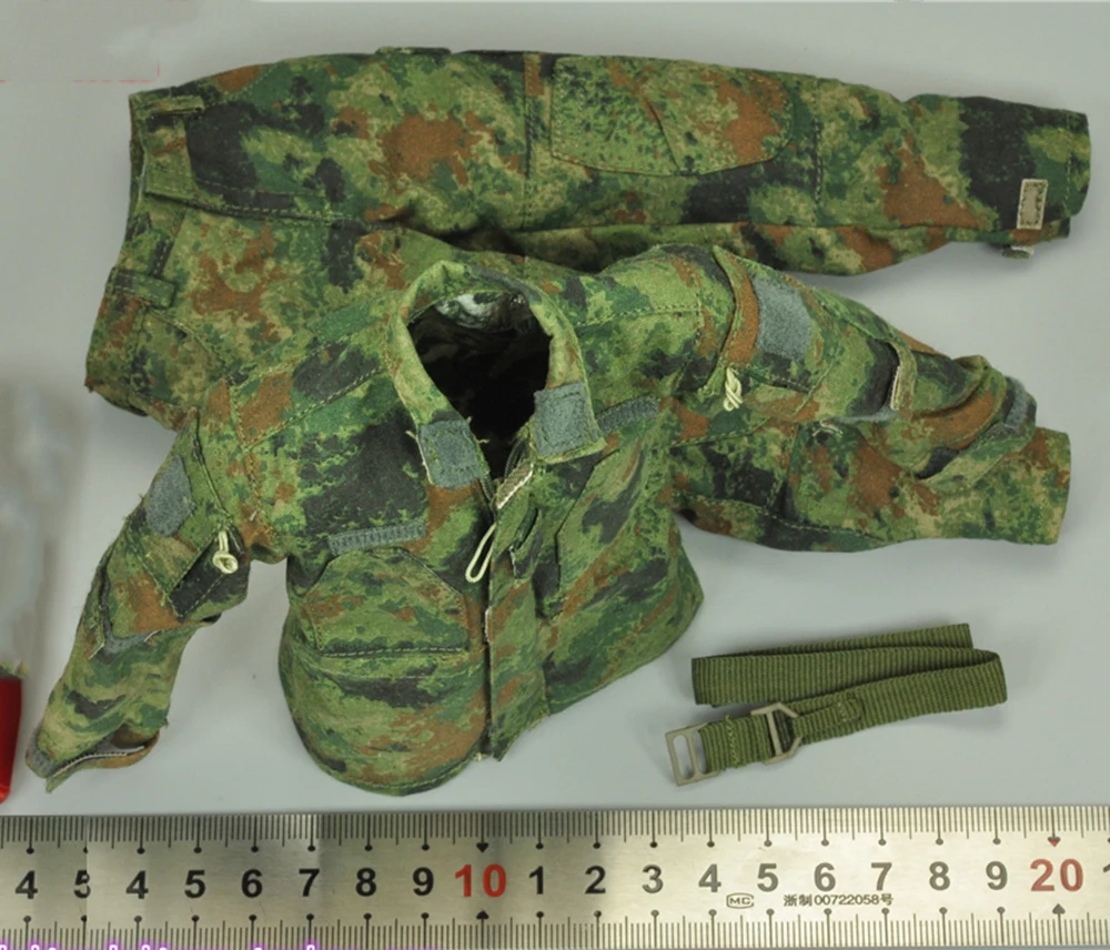 

1/6th FS 73034 Army PLA Soldier Doll Camouflage Uniform Tops Shirt Pant Model Suit Usual 12inch Action Figures Doll