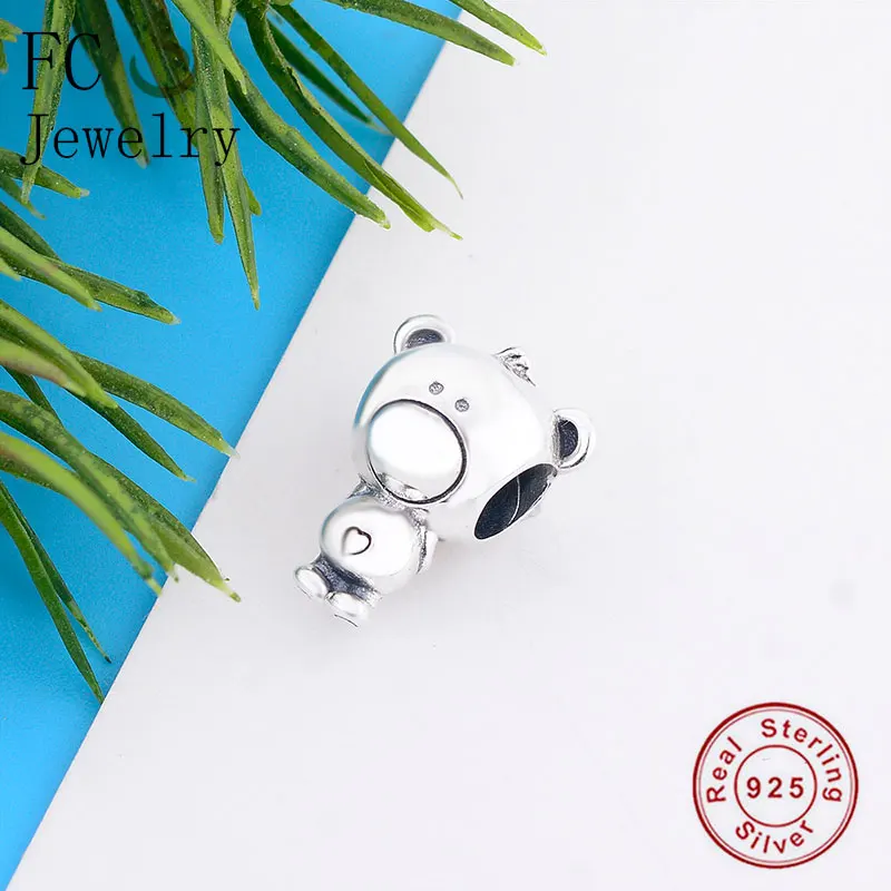 FC ювелирное изделие оригинальный фирменный браслет с шармами из серебра 925 пробы