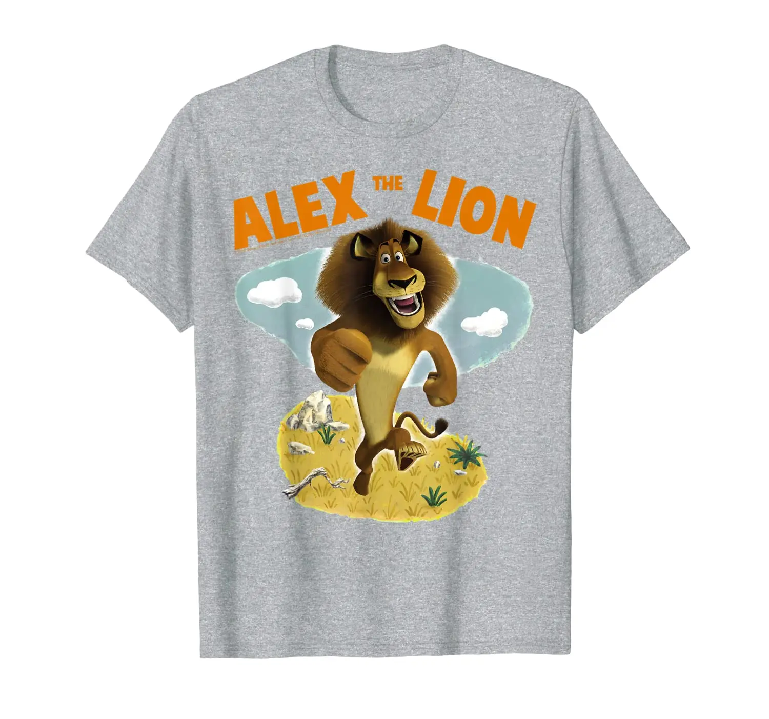 

Madagascar Alex The Lion Desert Text Poster T-Shirt