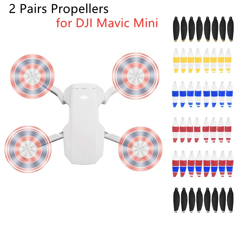 

2 Pairs 4726 Foldable Propeller Blades for DJI Mavic Mini Drone Light Weight Props Wing Fans Spare Parts Replacement Accessory
