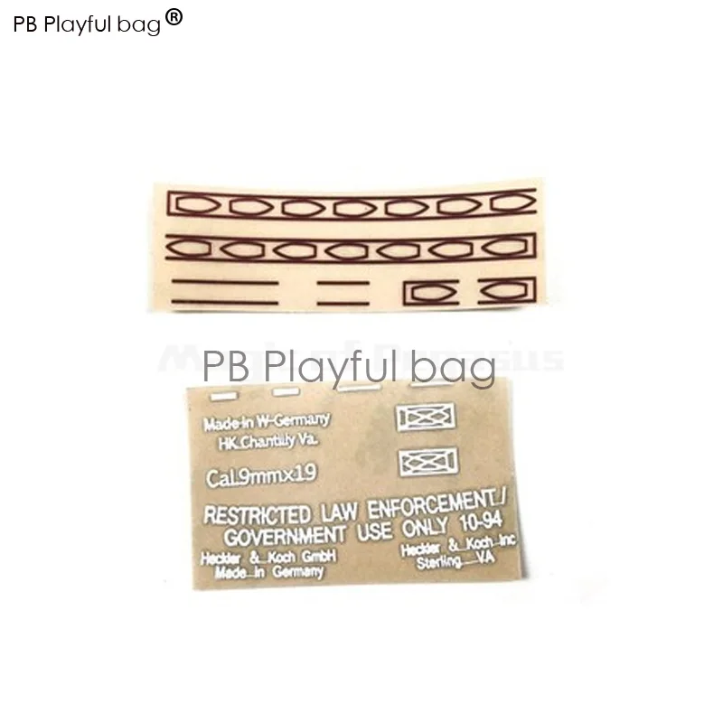 Diy игрушка happy MP5K нейлоновый пакет воды пулевой пистолет переоборудованный EX версия MP5K маленький серый HQ аксессуары для журналов od24