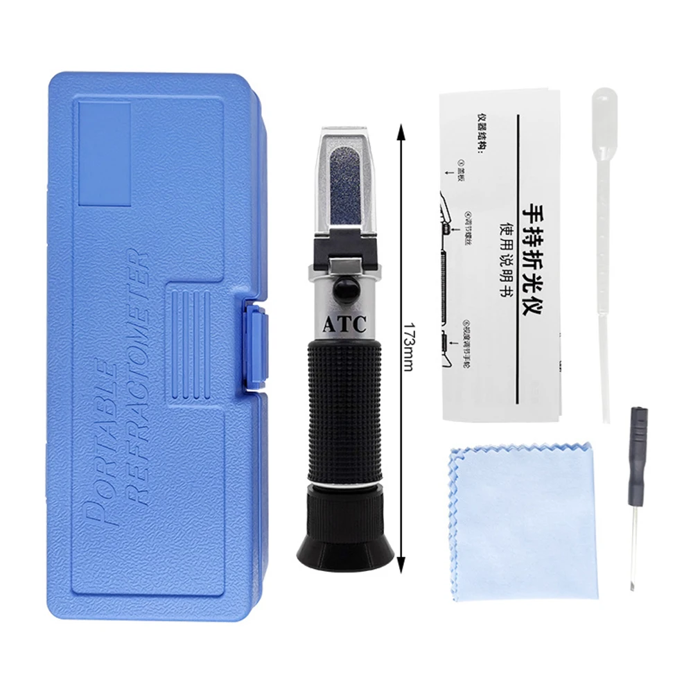 Refractometer Pet Urine Specific Gravity Handheld Veterinary Serum Plasma Protein Hemoglobin Tester for Cats Dogs Analyzer | Инструменты