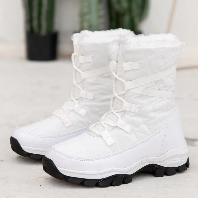 

Woman Snow Boots Winter Shoes Female Plush Winter Sneakers Women Warm Ankle Botas Mujer Winter Shoes Zapatos De Mujer