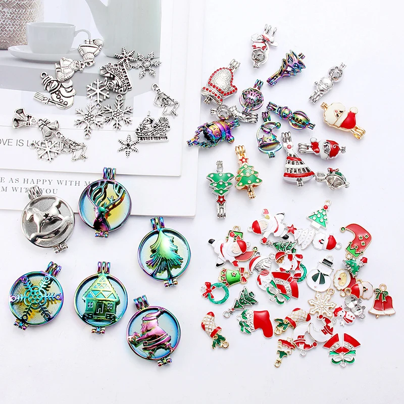 Рождественские Подвески Браслет Санта Клаус Рождественская елка украшения для