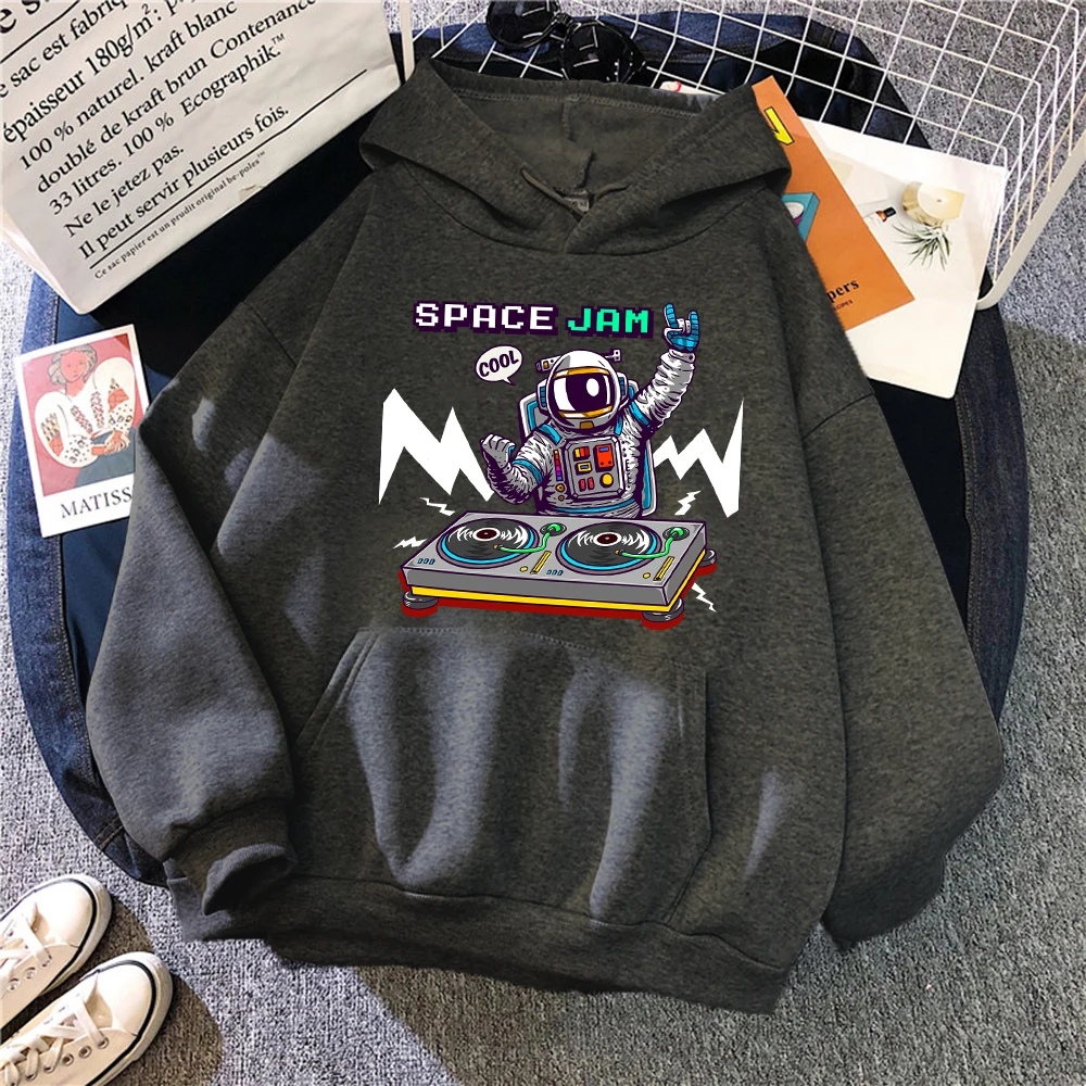 

Space Jam Printing Woman Sweahoodies O-neck Clothes VintageFashion Style Hip Hop Hoodie Autumn S-XXL Female Hoodie