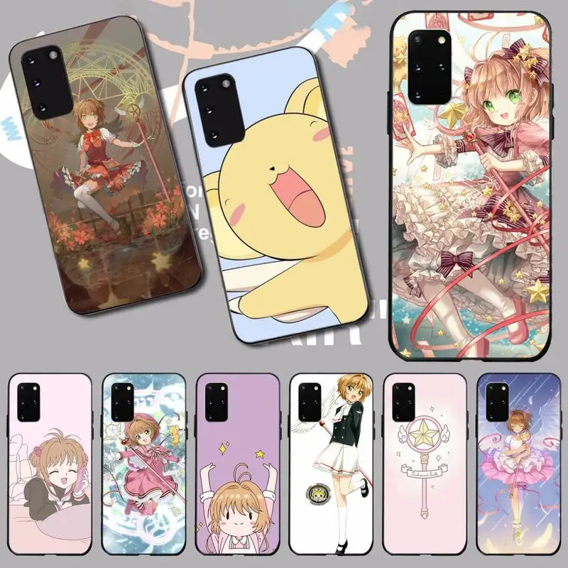 

PENGHUWAN magic girl sakura DIY Luxury Phone Case for Samsung S20 plus Ultra S6 S7 edge S8 S9 plus S10 5G