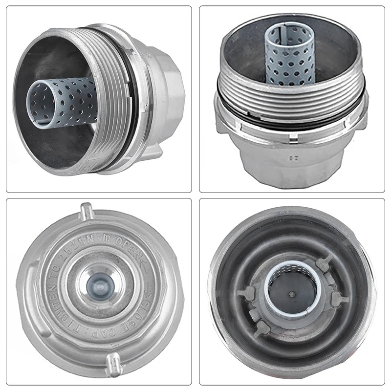 

Oil Filter Cover Housing with Automobile Air Filter Elements for - A4 B9 A5 F53 F57 F5A