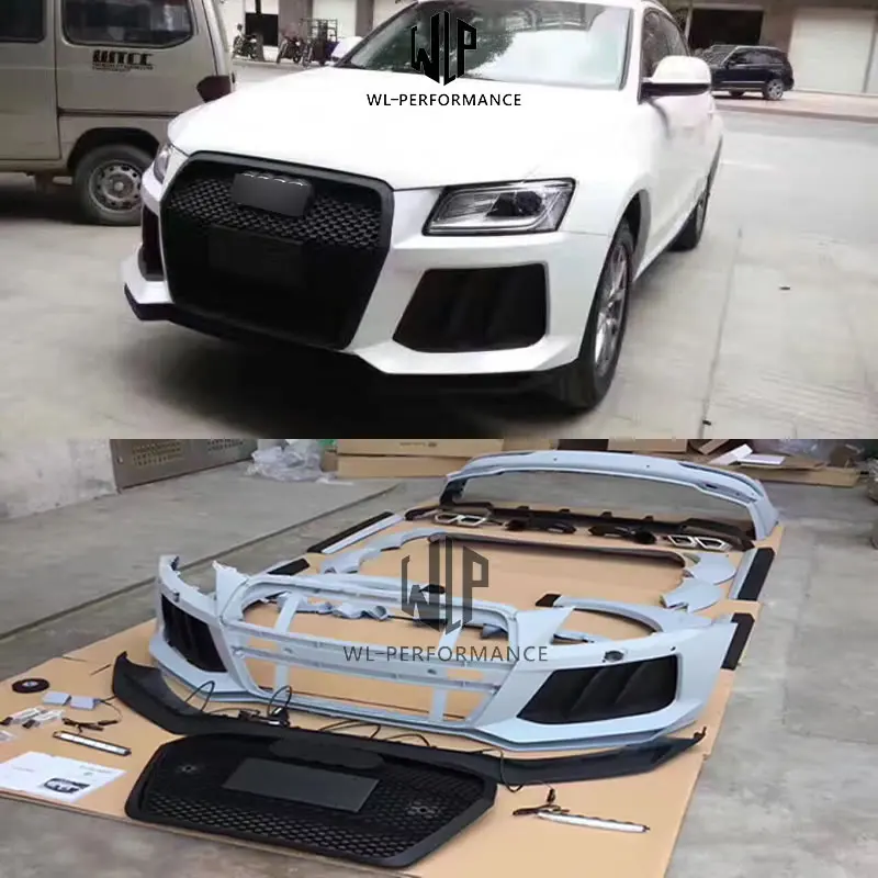 Q5 Loder Pu материал Неокрашенный комплект кузова автомобиля передний бампер боковые