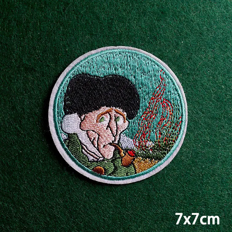 2 шт./лот алмазная нашивка железные нашивки на одежду сделай сам одежда Ван Гога