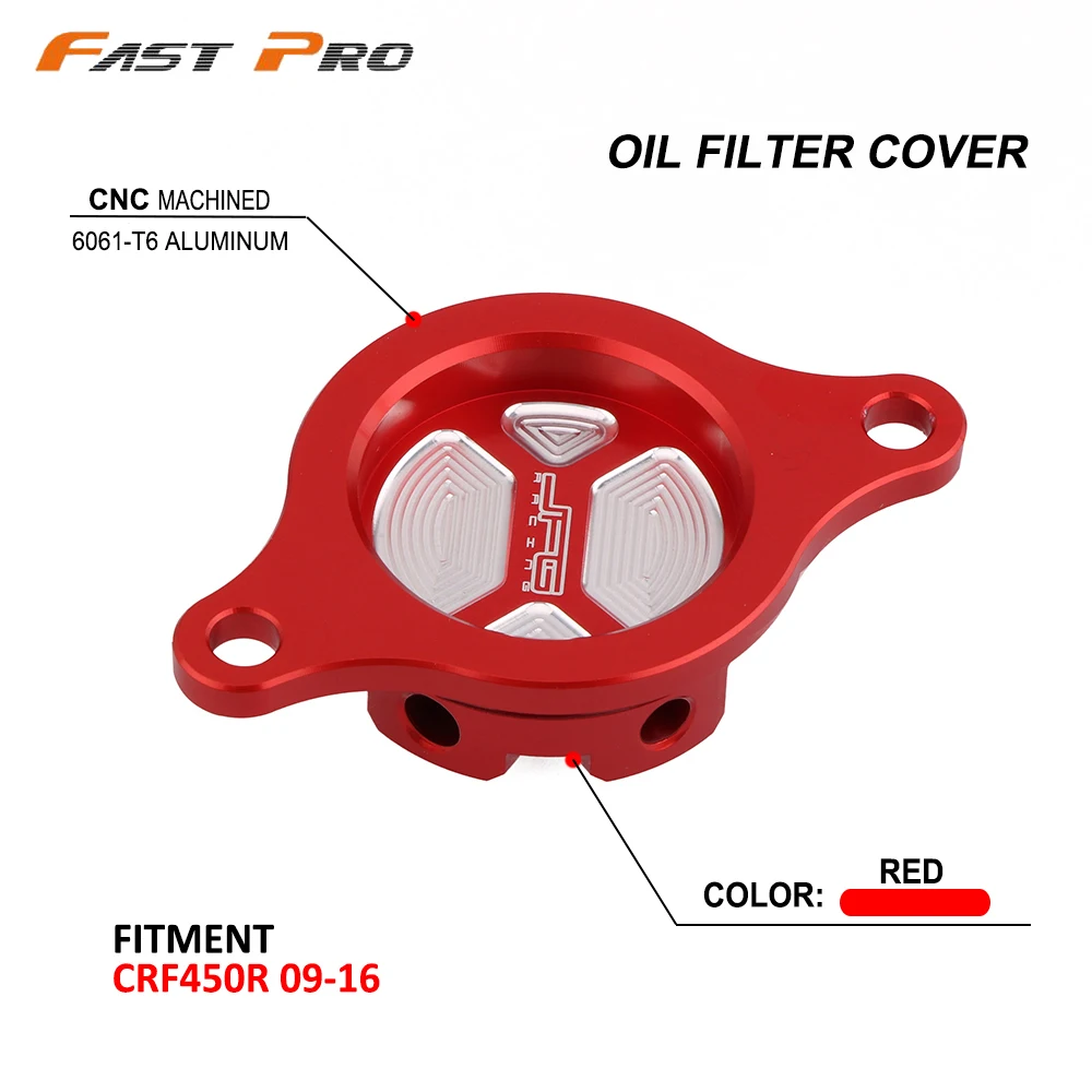Крышка масляного фильтра CNC для HONDA CRF450R CRF 450R 2009 2010 2011 2012 2013 2014 2015 2016 09 10 11 12 13 14 15 16 |