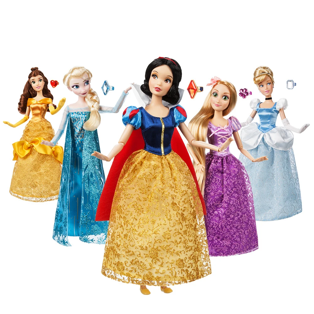 1 шт. оригинальная 8 видов стилей Диснея 30 см Рапунцель Belle мулань Мерида Анна