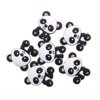 50pcs panda silicone baby beads pendant for pacifier silicone rodent pacifier string beads for teeth baby toys bpa free