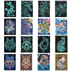 Стразы 5D в форме цветка и животного, Алмазная мозаика специальной формы для творчества, Набор для вышивки