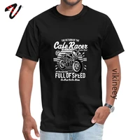 vintage cafe racer full speed tshirt men rockabilly motorcycle cool fathers t shirt cotton customized t shirts normal oversized