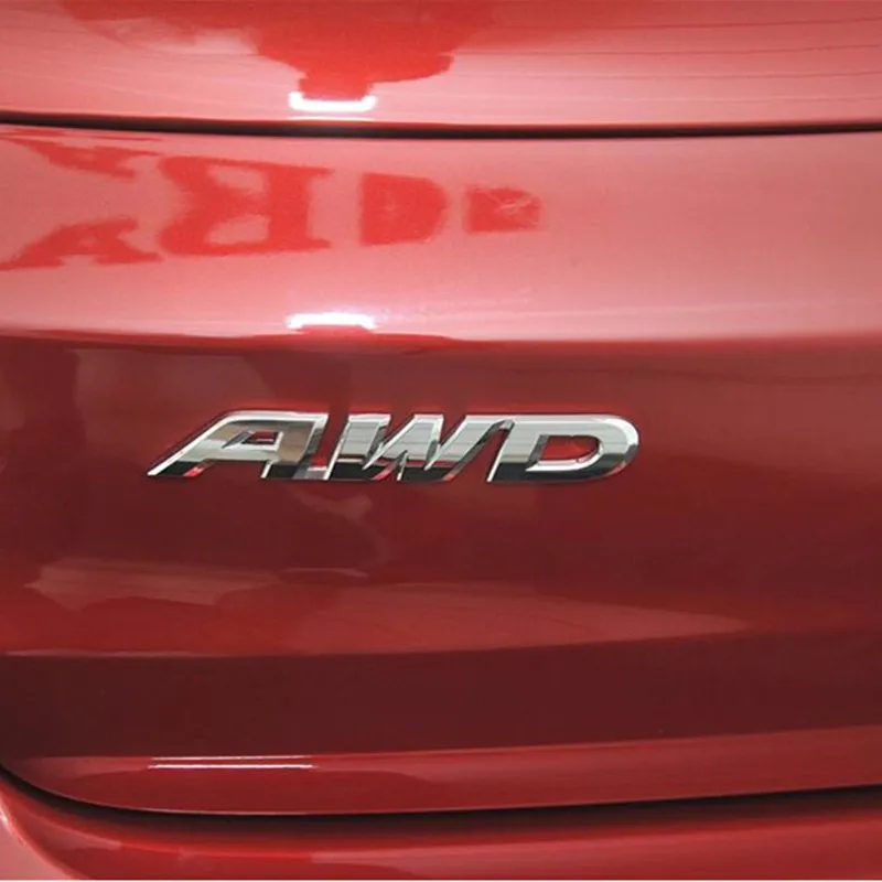 3D Стайлинг автомобиля хромированная металлическая наклейка AWD Tail эмблема значок