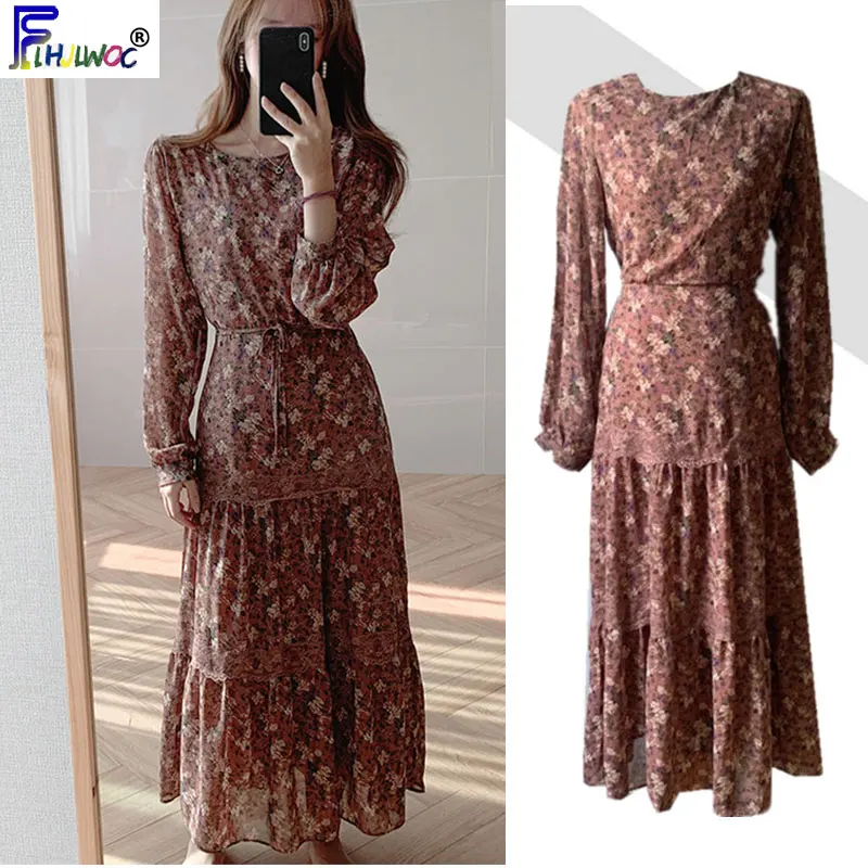 Весна 2020 красивые платья в Корейском стиле женские темпераментные Вечерние