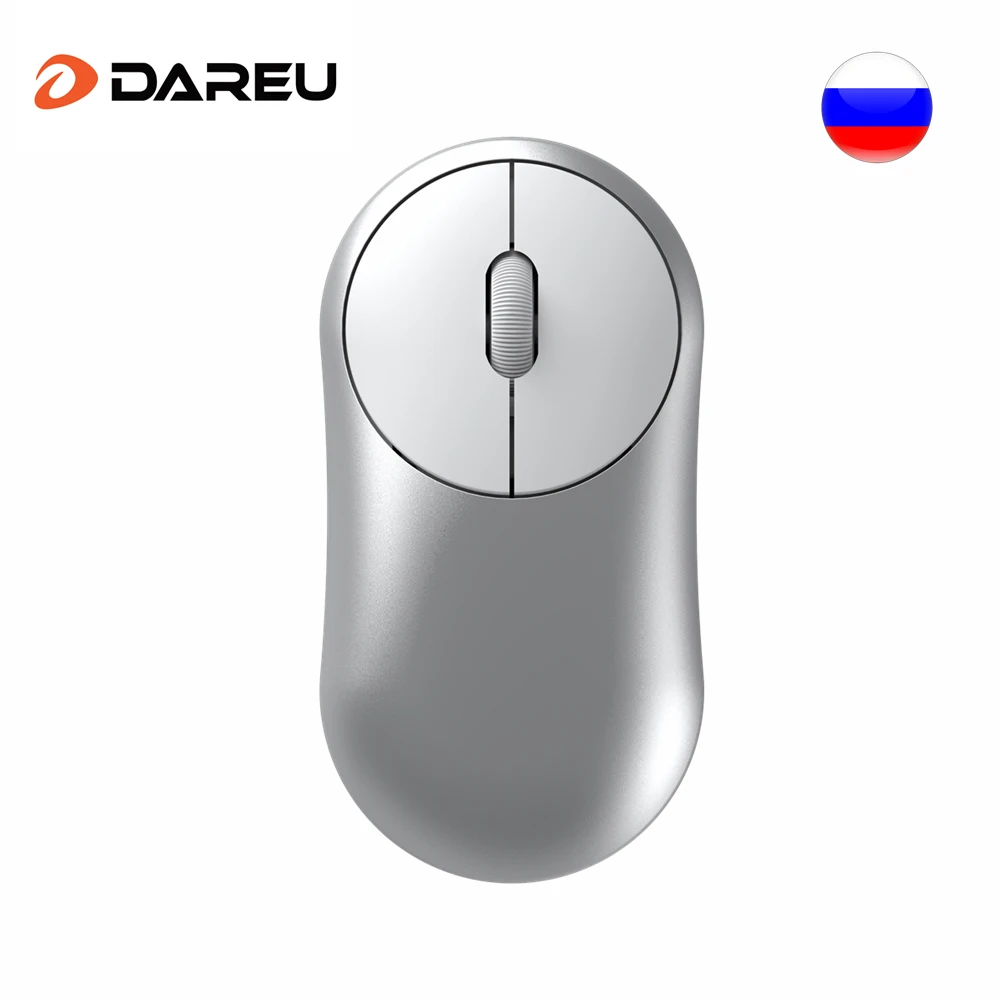DAREU UFO Беспроводная Бесшумная мышь Bluetooth + 2 4 ГГц Двухрежимная оптическая с