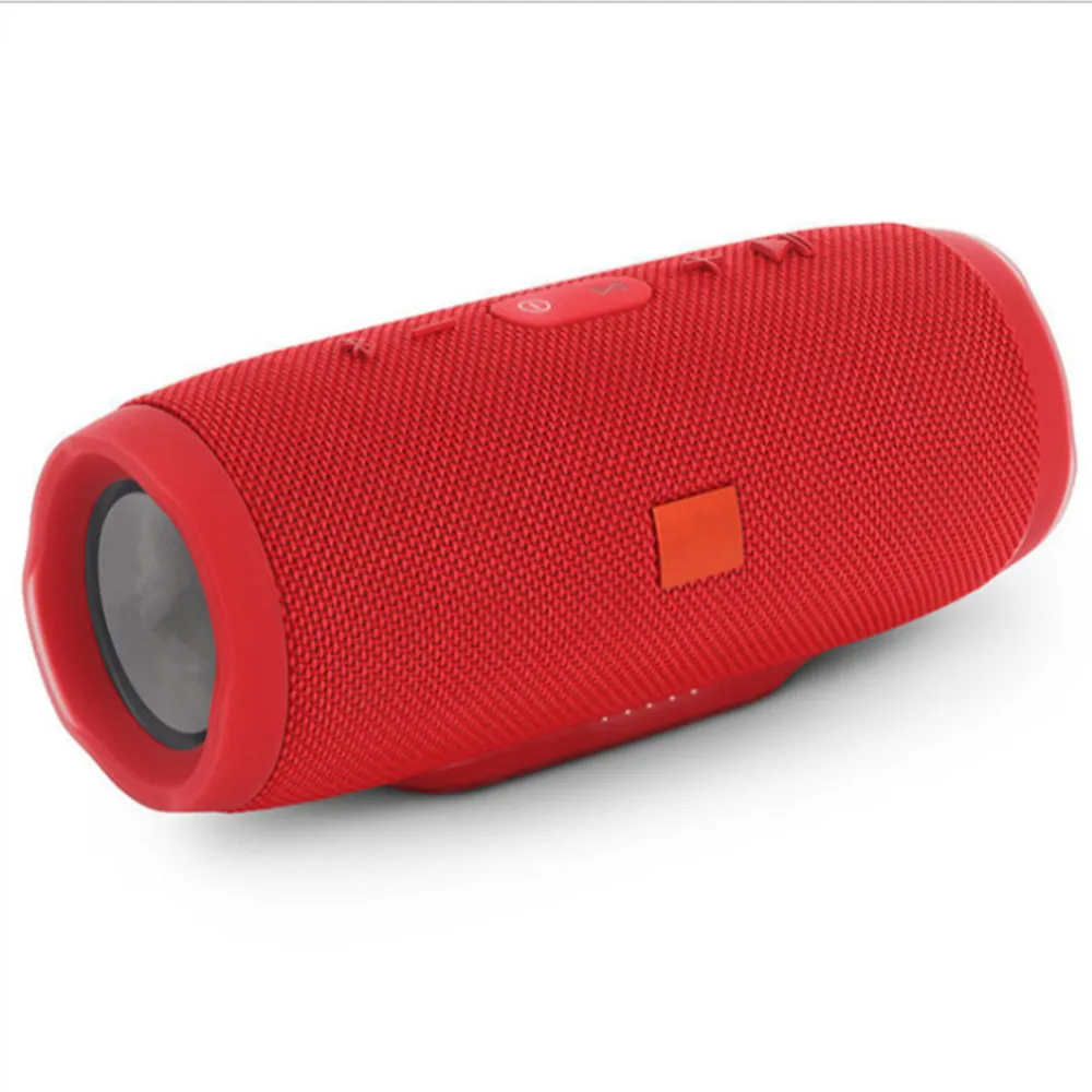 Красный HYASIA IPX7 водонепроницаемый Bluetooth динамик Портативный уличный перезаряжаемый беспроводной Саундбар TWS сабвуфер громкий динамик музыкальный центр - Цвет: Красный