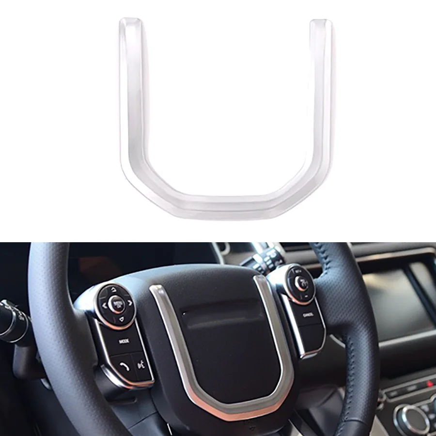 Wooeight Silver Central Control Air Conditioning AC Button Trim Window Panel Frame Fit For Land Rover Discovery 5 LR5 2017-2020 |