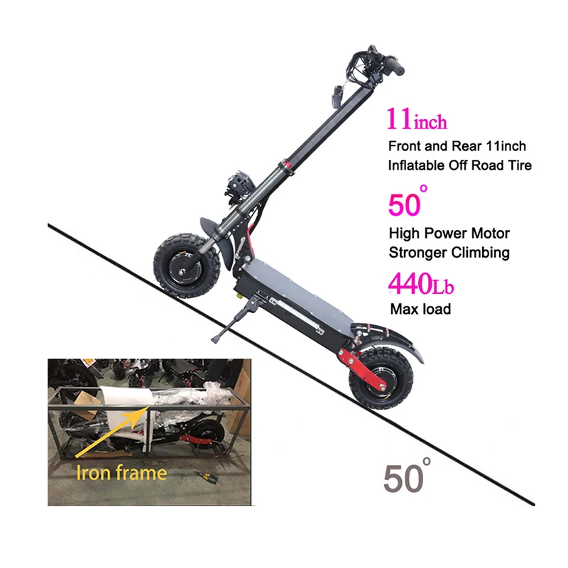Online 60V 3200W Faltbare Elektro-scooter Erwachsene Große Rad 80 KM/H Schnelle Elektrische Tretroller Mit Sitz CE Zertifizierung Keine Steuer