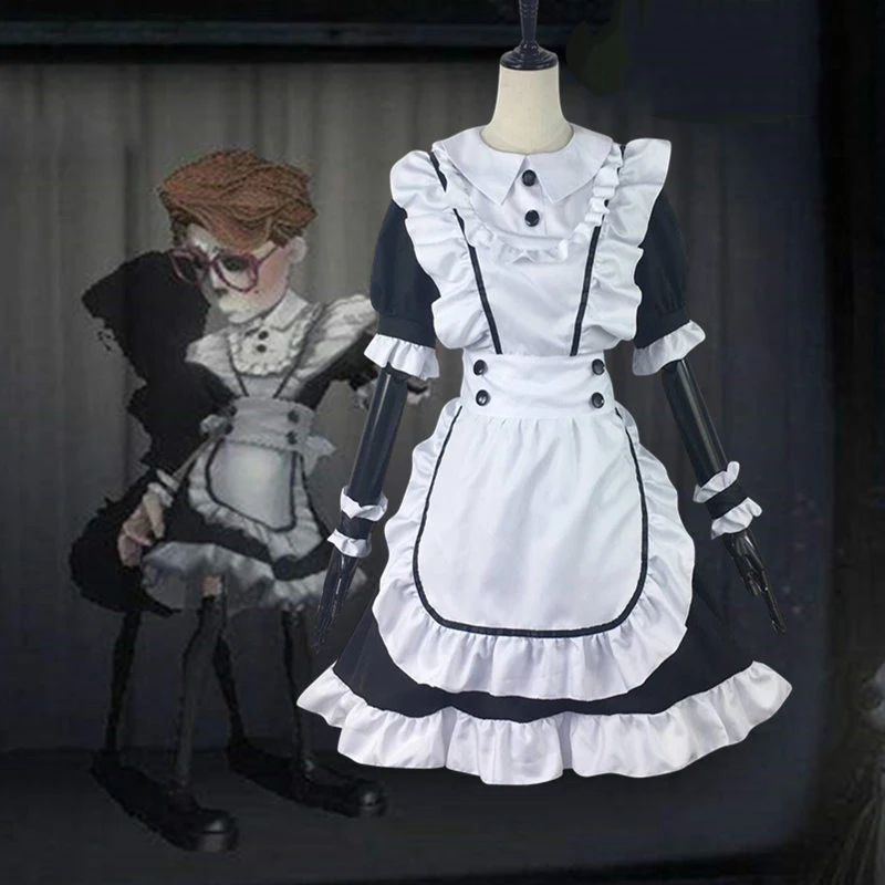 

Game Identity V Cosplay Costumes Maid Outfit Lucky Guy Deduction Substitute Cosplay Costume Halloween Party