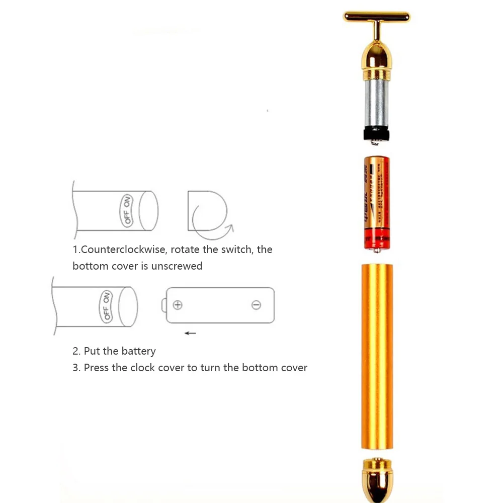 Ролик для лица похудения подтяжка кожи палочка разглаживающая морщины