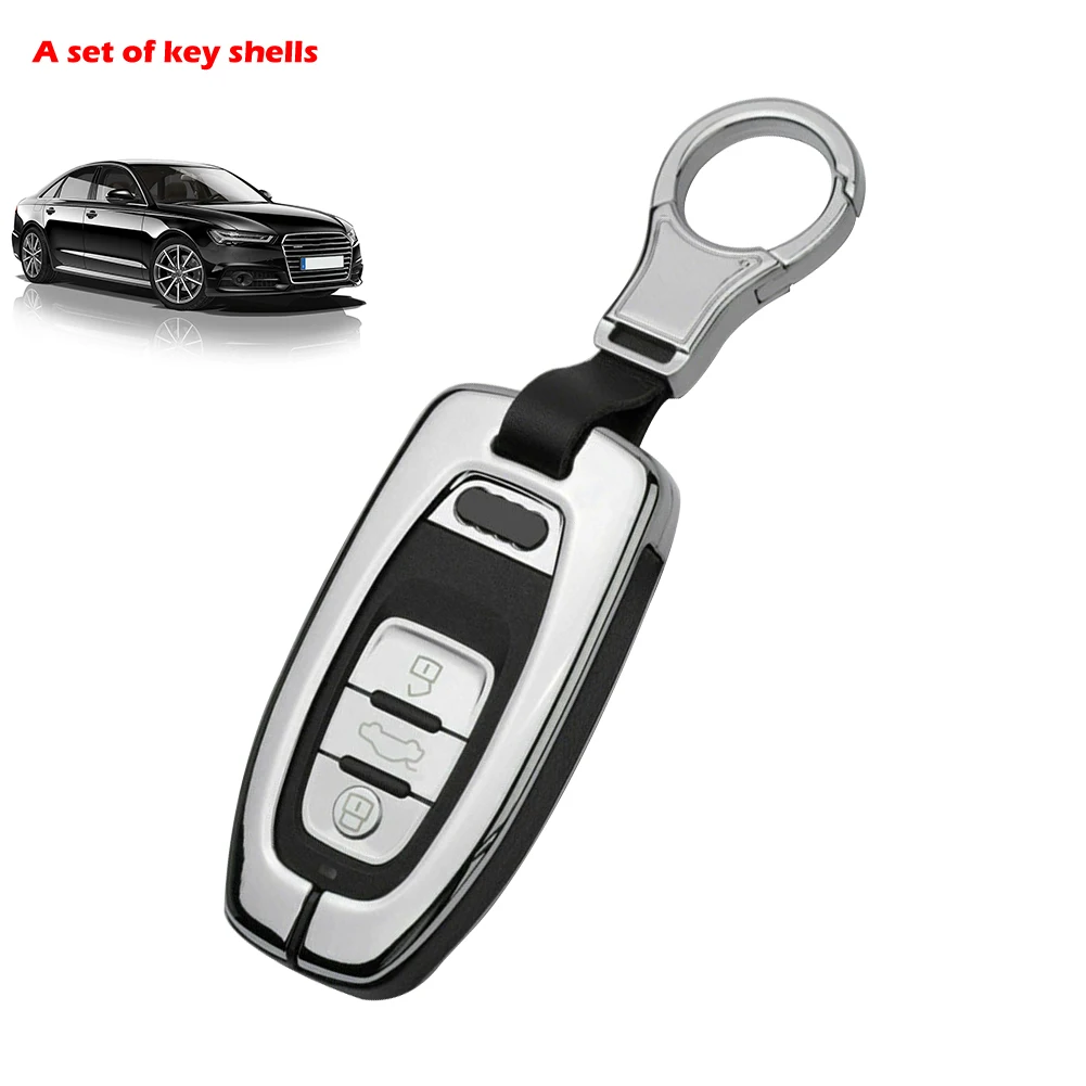 Чехол-брелок из натуральной кожи с 3 кнопками |