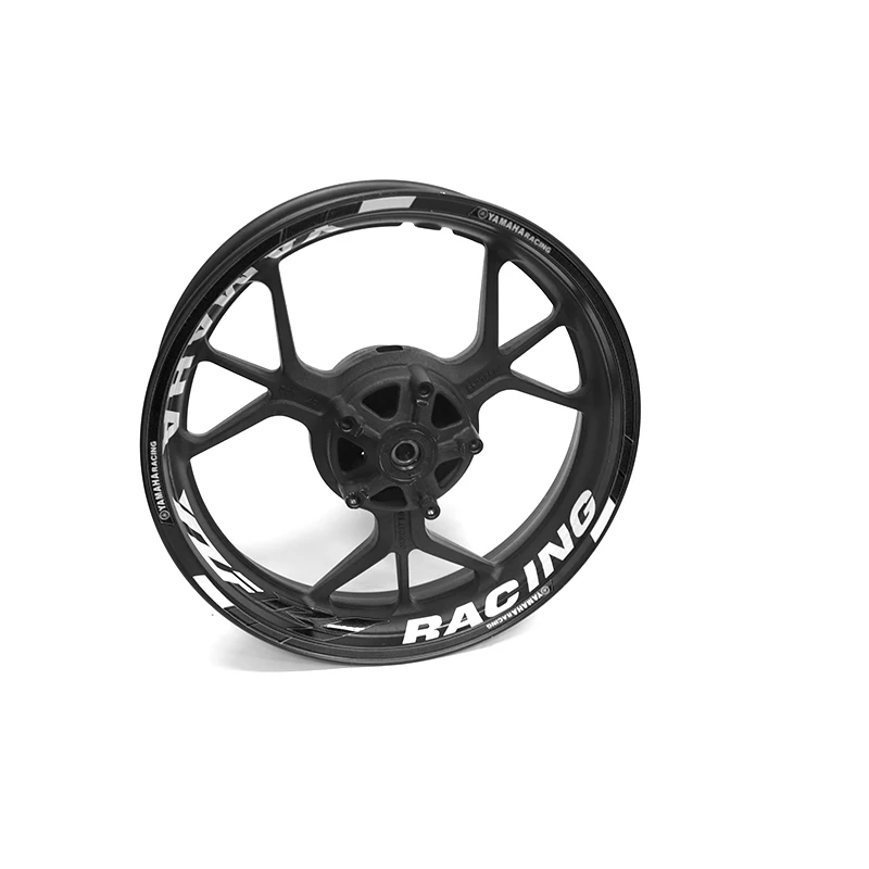 Наклейка на обод колеса мотоцикла Yamaha R1 YZFR1, модифицированный, водостойкий, отражающий цветной край.