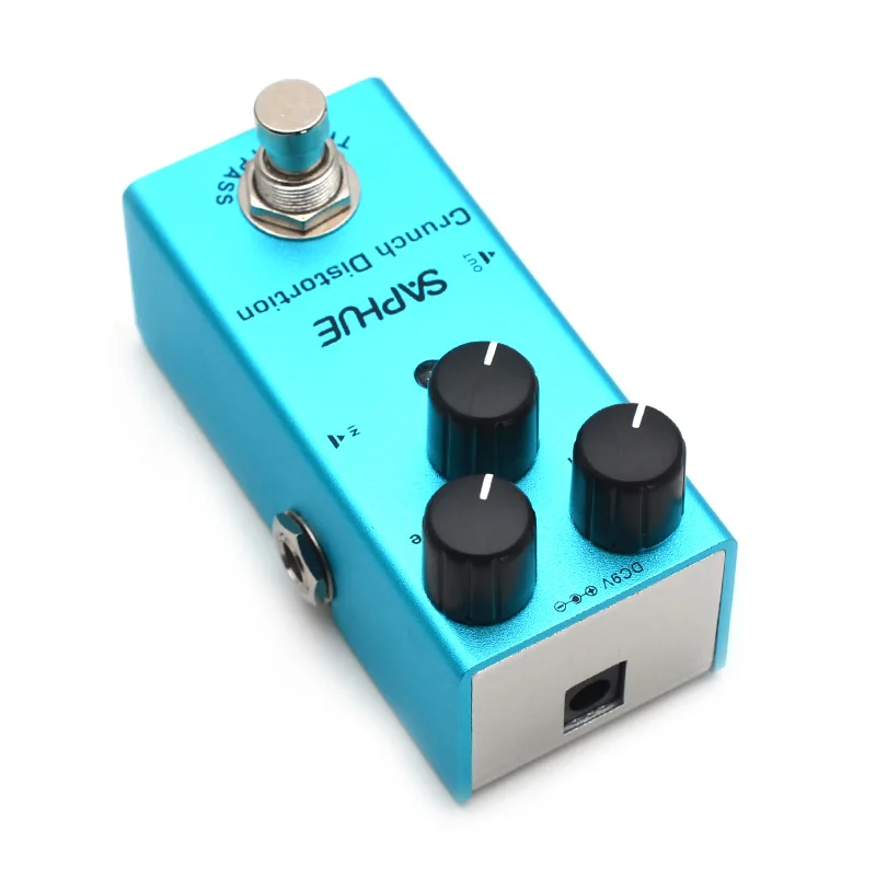 saphue elektrische gitarre crunch distortion pedal gainvolumenton knob highlow frequency mini einzigen typ dc 9v true bypass free global shipping