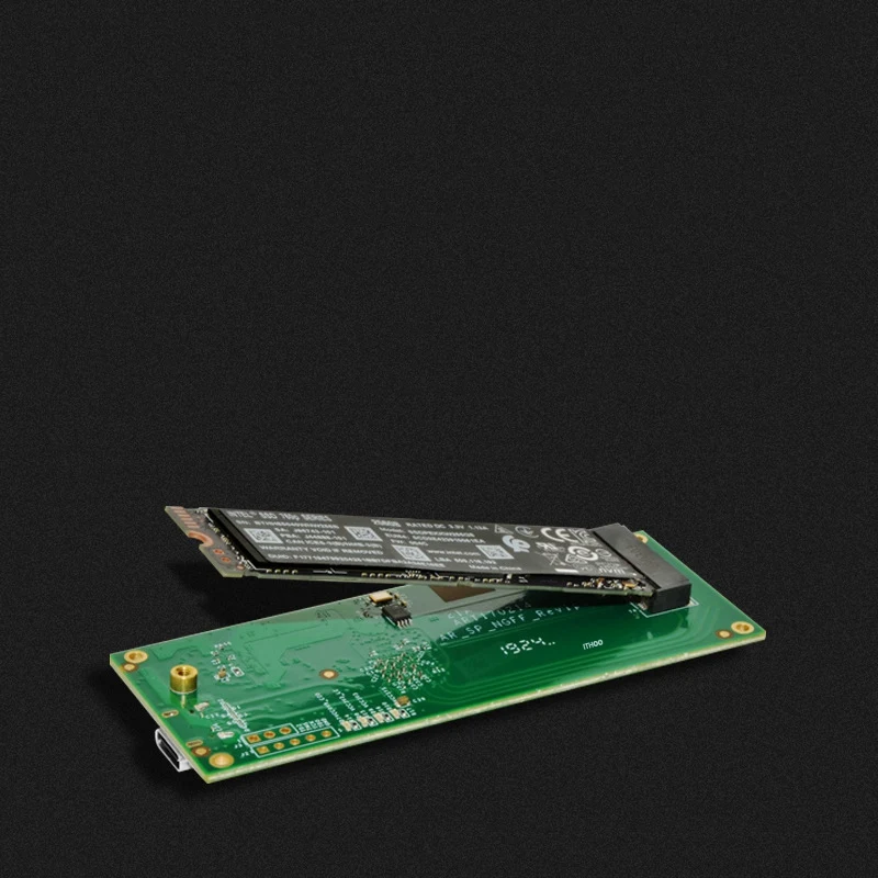 Портативный жесткий диск Thunderbolt 3 чехол M.2 для Usb 1 Type C NVMe PCIE алюминиевый корпус