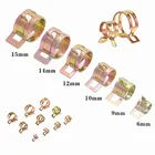 60 шт., силиконовые зажимы для шланга, 6-15 мм