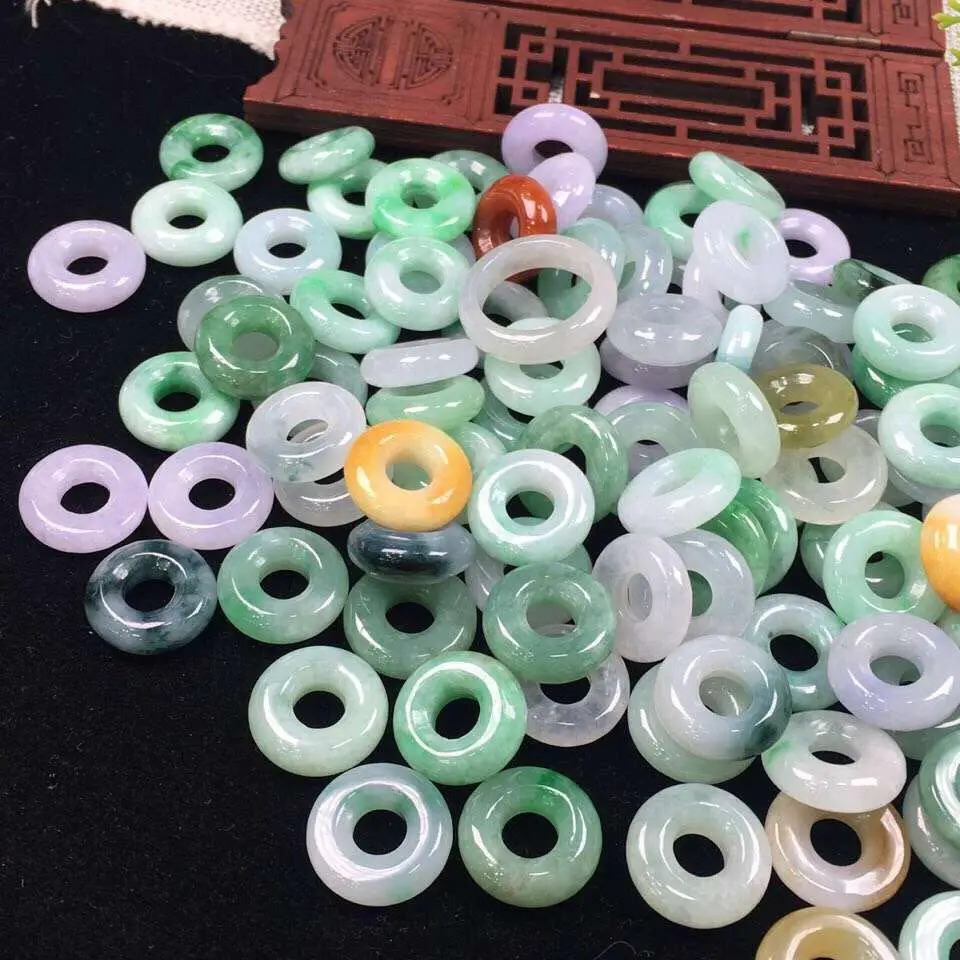 10 шт. бусины из натурального изумруда трех цветов | Украшения и аксессуары