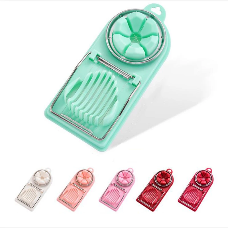 

Egg Cutter for Hard Boiled Eggs, 1Pcs Egg Slicer, Efficient Multipurpose Stainless Steel Wire Strawberry Slicer, Tomato Slicer