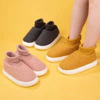 plush slippers women 2021 autumn winter slipper wear lovers thick bottom warm and plush home cotton slippers outside