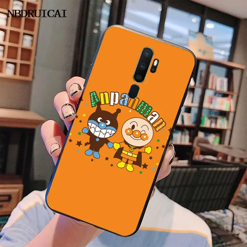 

HPCHCJHM Cute cartoon anpanman Coque Shell Phone Case For Oppo A5 A9 2020 Reno Z Realme5Pro R11 case