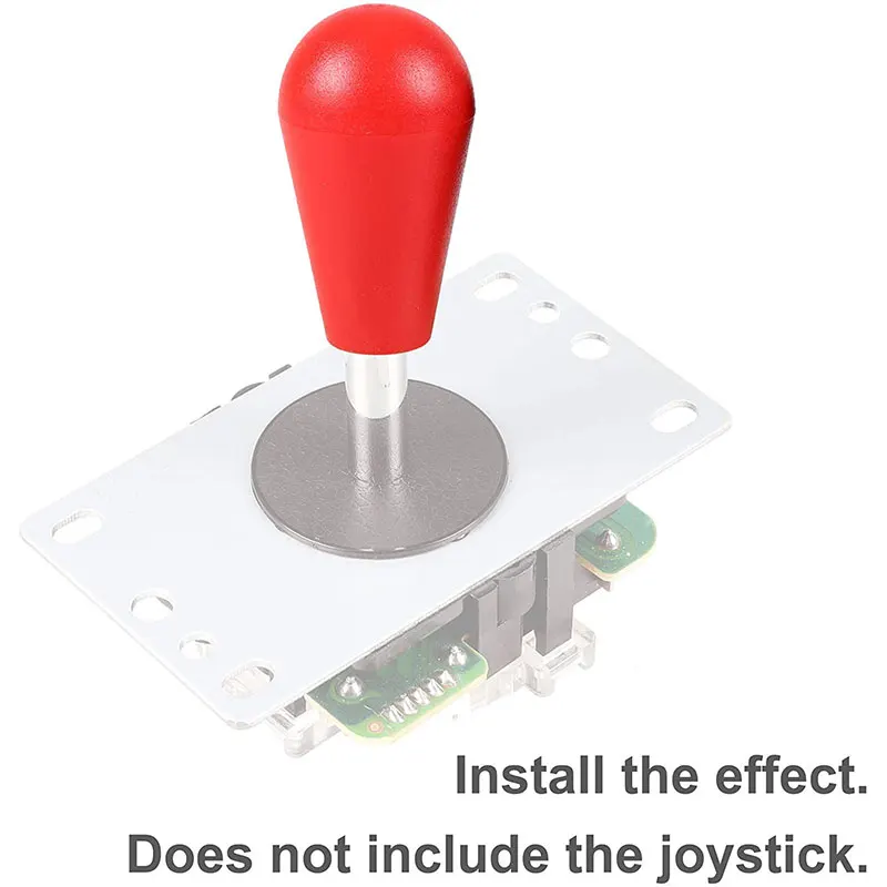 2 шт. аркадный американский тип эллипса овальная шариковая головка джойстик