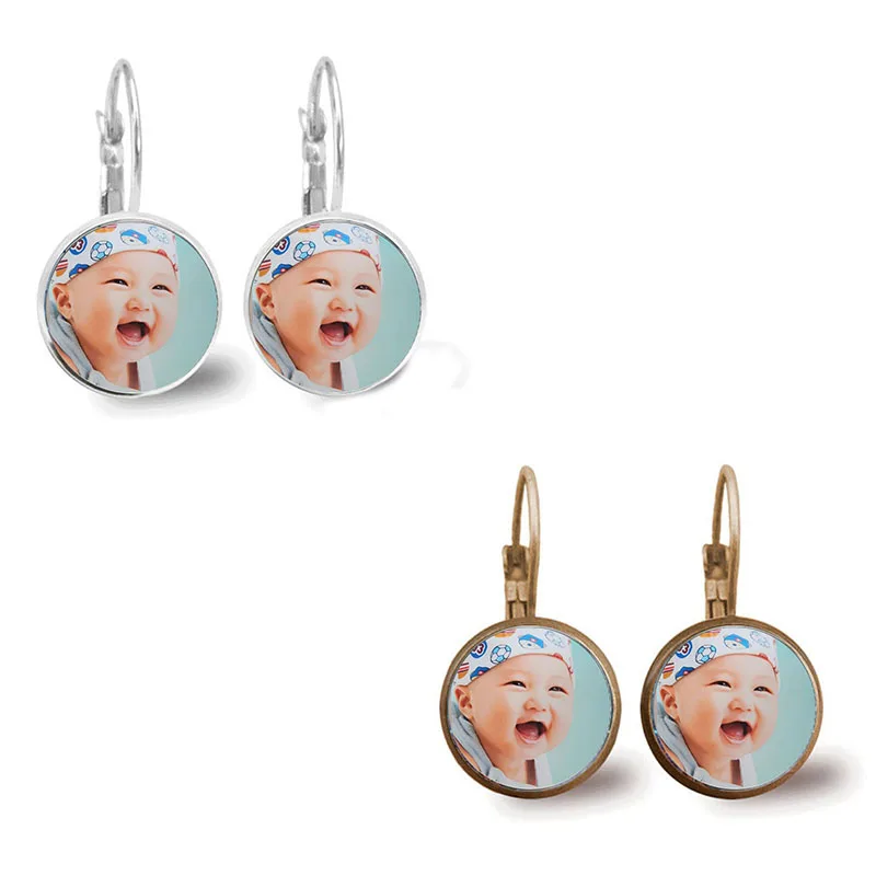 

Fashion New Photos Custom Fashion Earrings Diy Pictures Private Custom Photos