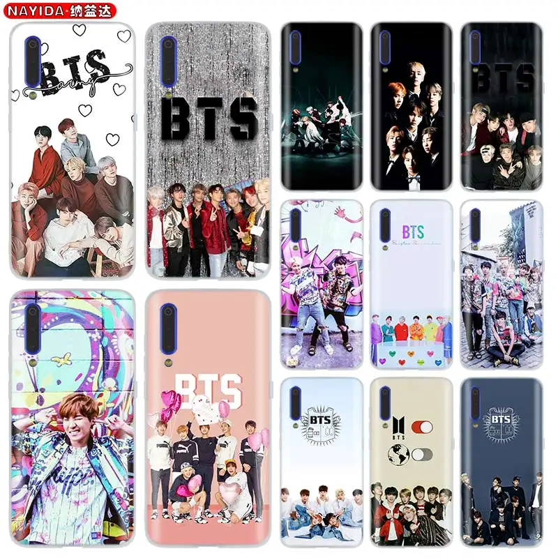 Чехол для Xiaomi 10 9 8 Cc9 A2 A3 Lite 9se A1 6X 5X Mi Max3 Note10 Pro ударопрочный чехол фотоальбом BTS Bangtan