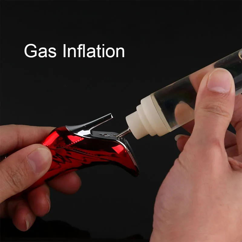 Красивые женские сапоги Бутановая газовая зажигалка новинка креативная обувь на