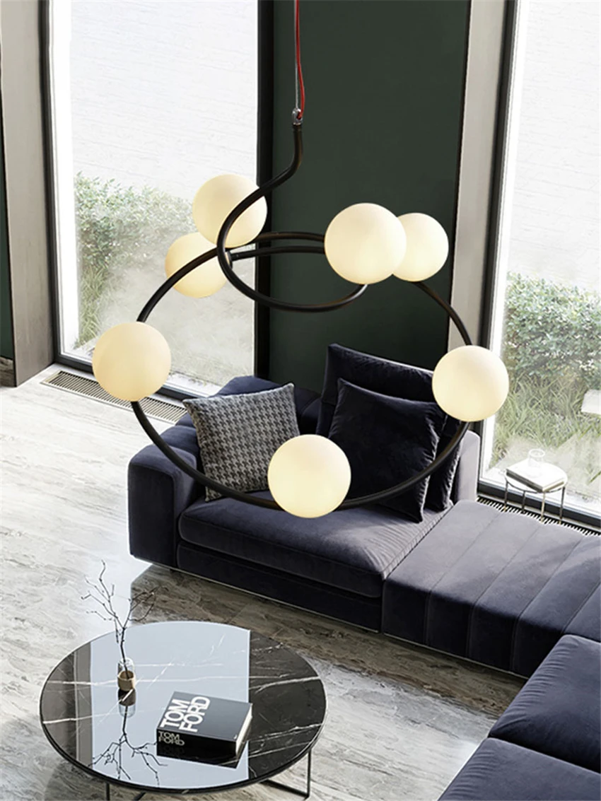 Спиральный светильник в виде таблетки лампа стиле пост модерн для ресторана