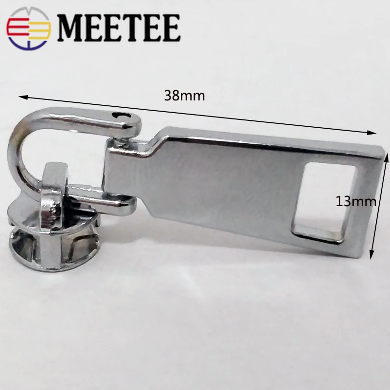 10 шт. слайдеры на молнии Meetee для 3 #5 # нейлоновых пуховых курток с карманом сумка