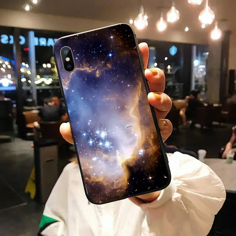 

Star Space Glitter pattern high quality mobile Phone Case shell for iPhone 11 12 pro XS MAX 8 7 6 6S Plus X 5S SE 2020 XR