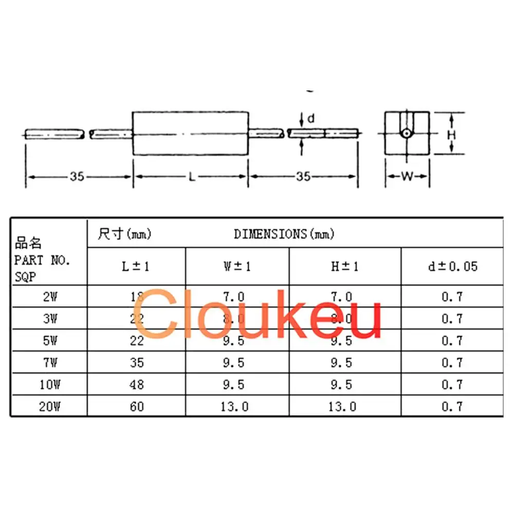 RX27 QSP 5 Вт 10 20 5% Сопротивление цементу 5.1R 5.6R 6R 6.2R 6.8R 7.5R 8.2R 9.1R 10R 12R 15R 18R 20R 22R 24R 27R Ом |