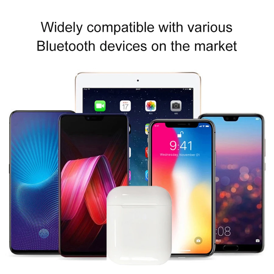 Оригинальный Новый i9000 TWS 2019 беспроводной Bluetooth 5 0 V5 QI наушники гарнитура PK i12 i200 i2000
